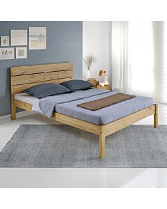 Ronan 4'6" Bed - Waxed Pine