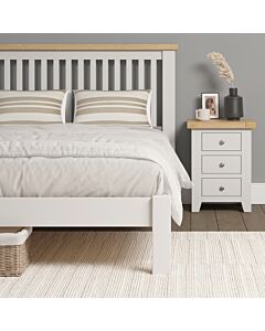 Windsor 5' Low End Bed - Ivory/Oak