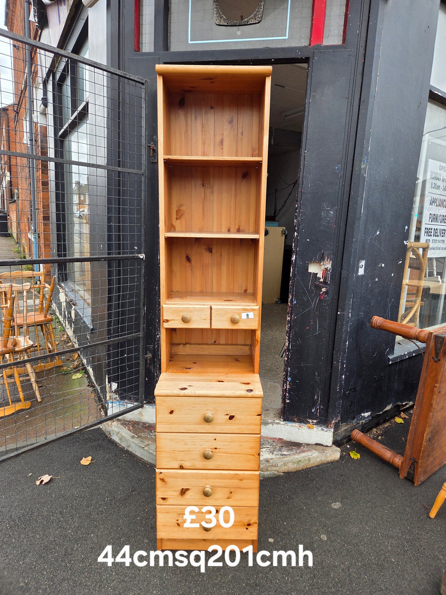 Pine tall unit π Free delivery in Leicester π
