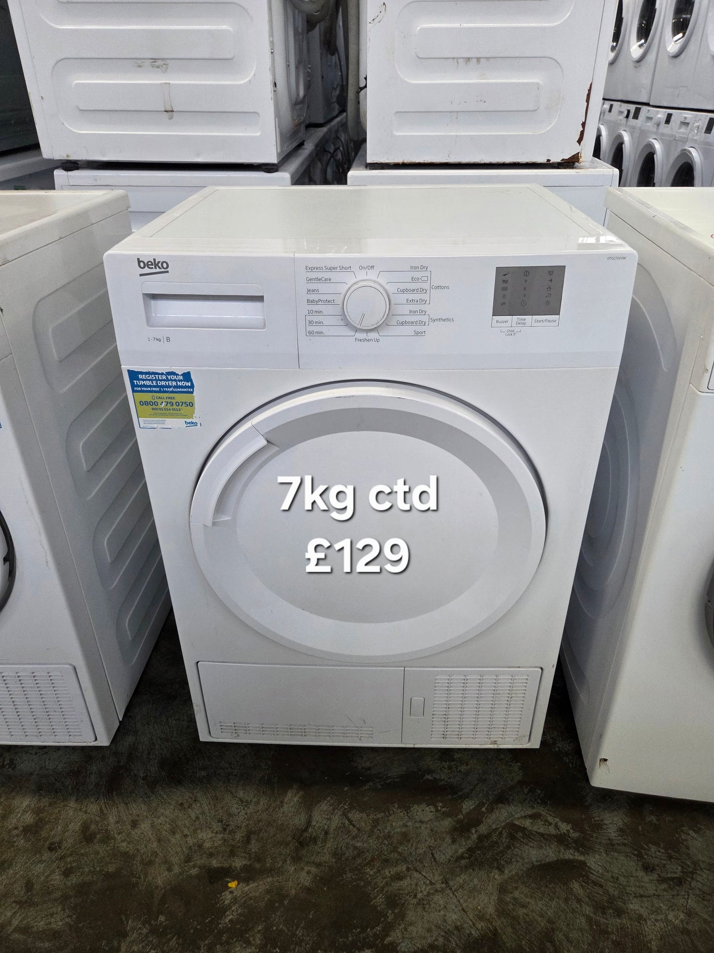 Beko 7kg condenser tumble dryer π Free Delivery π 120 Days Warranty π