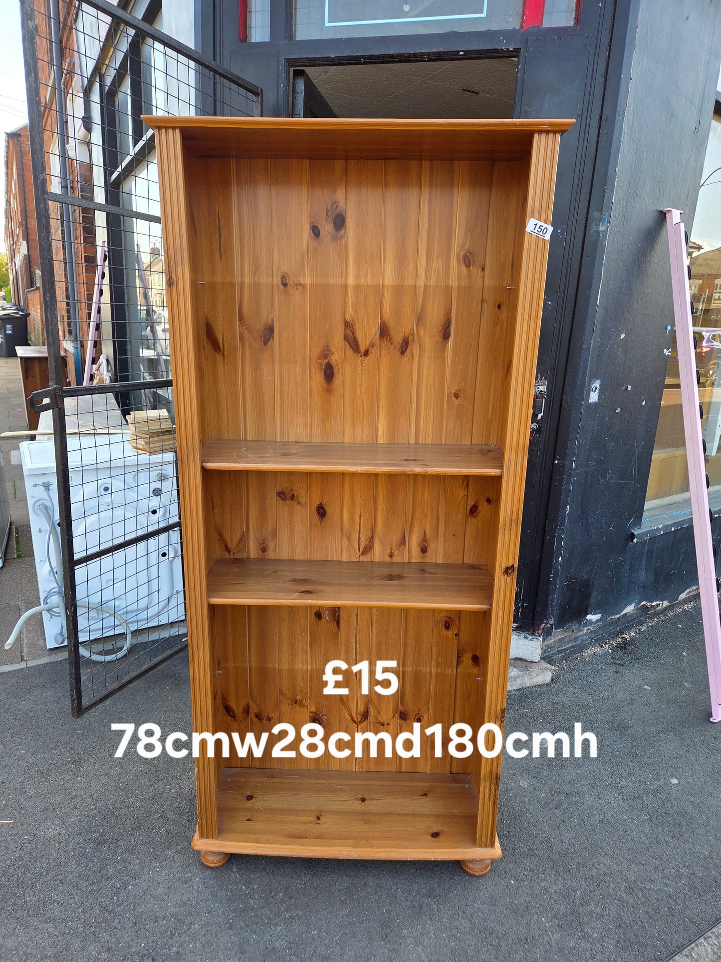 Pine bookcase 🌟 Free delivery in Leicester 🌟