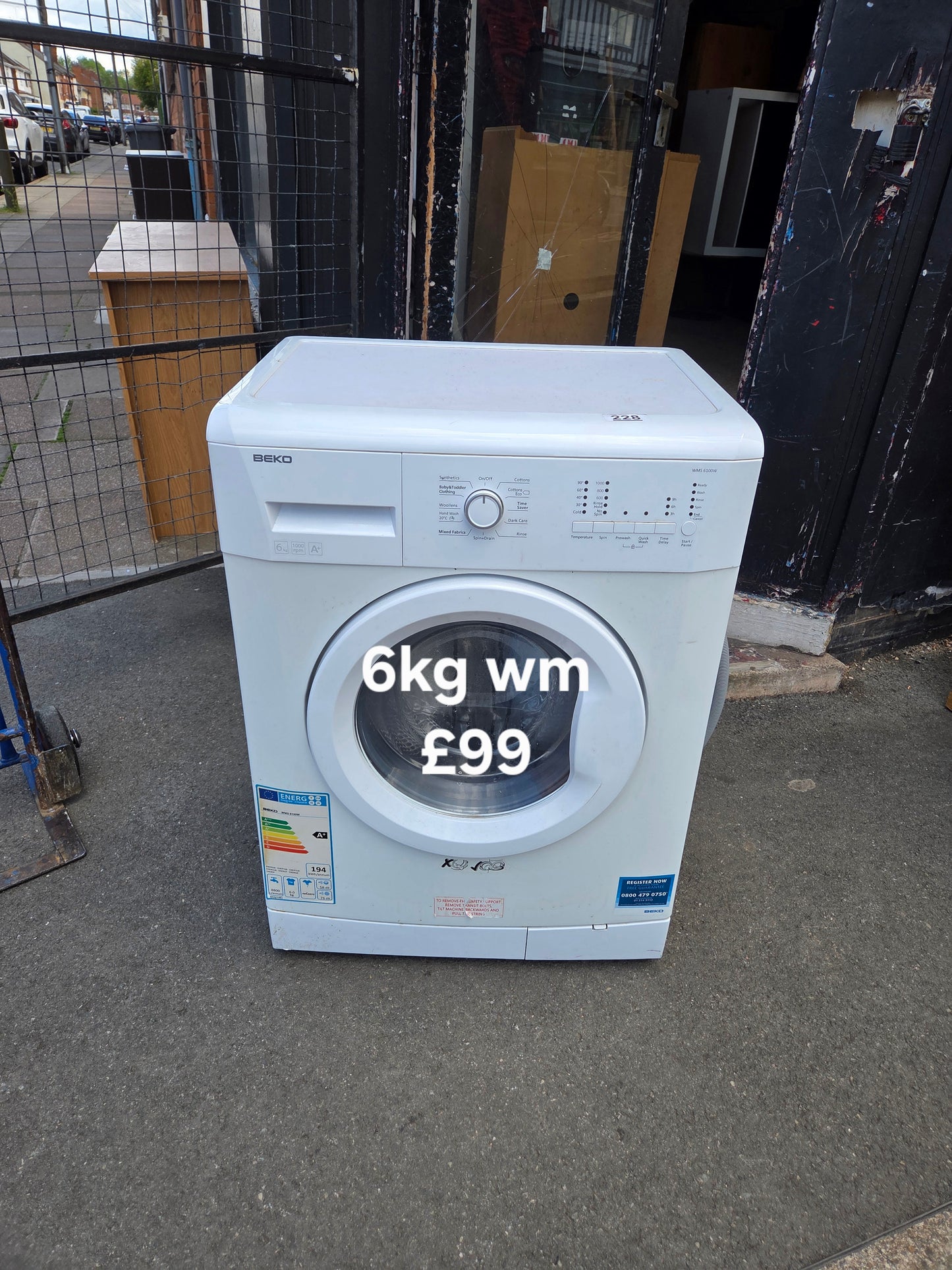 Beko 6kg washing machine π Free Delivery π 120 Days Warranty π