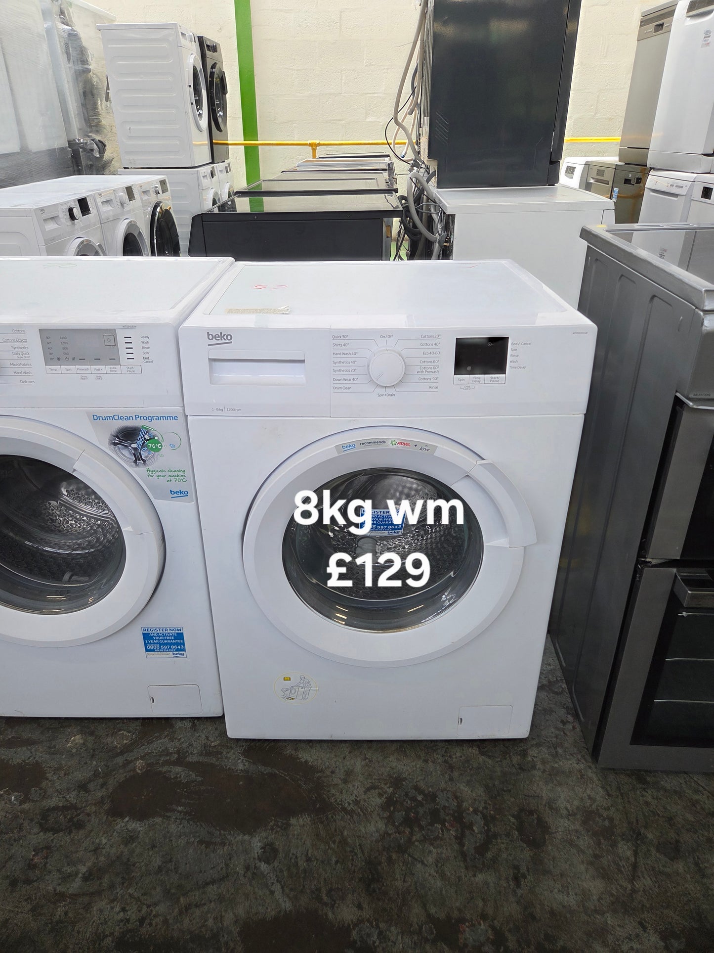Beko 8kg washing machine 🌟 Free Delivery 🌟 120 Days Warranty 🌟
