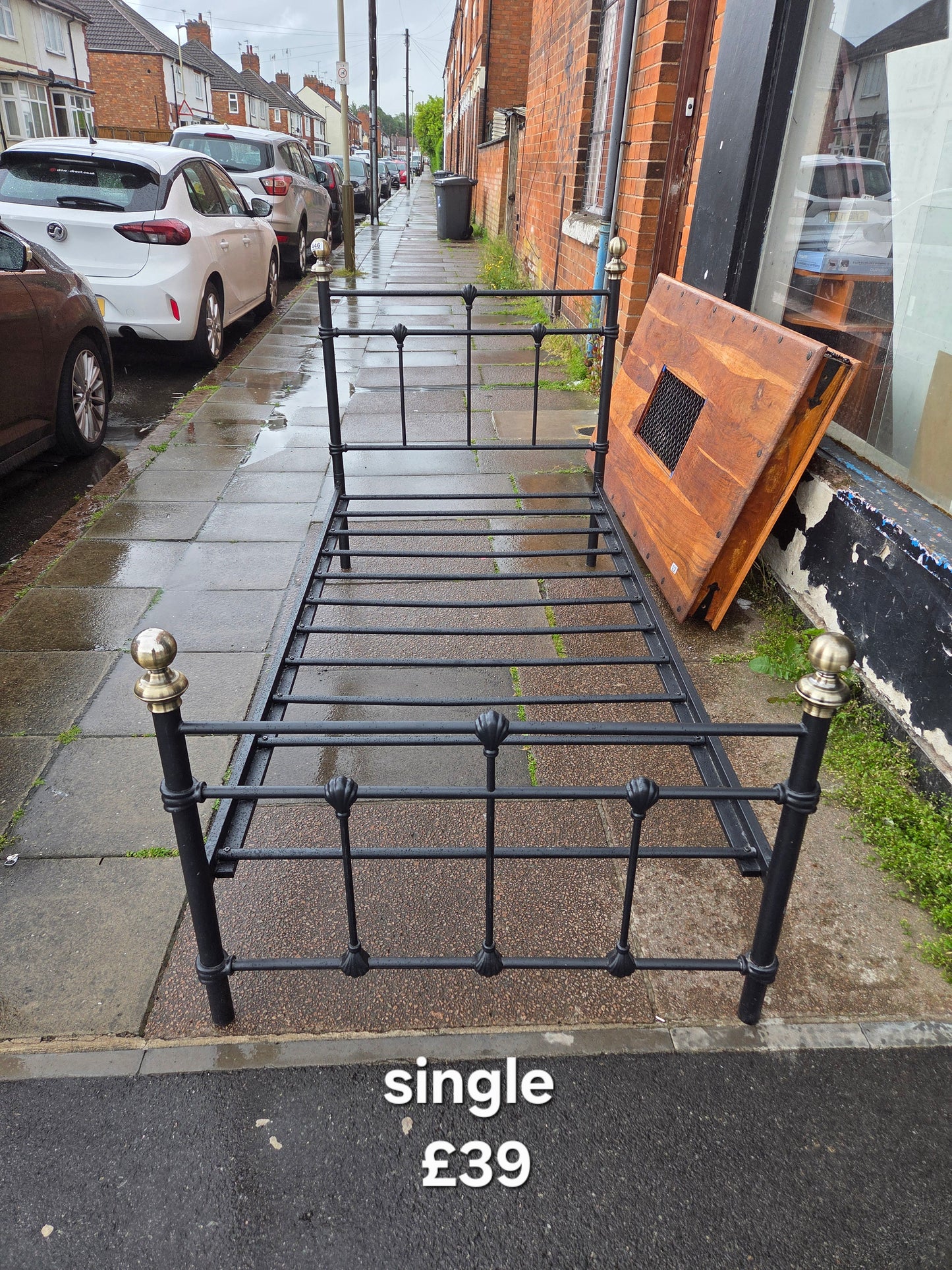 Single metal bed frame ๐ Free delivery in Leicester ๐