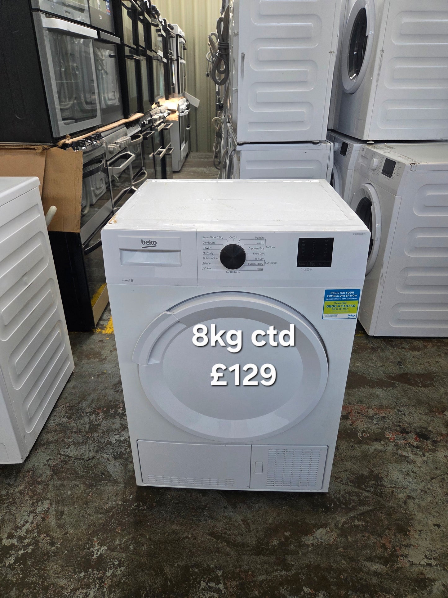 Beko 8kg condenser tumble dryer π Free Delivery π 120 Days Warranty π