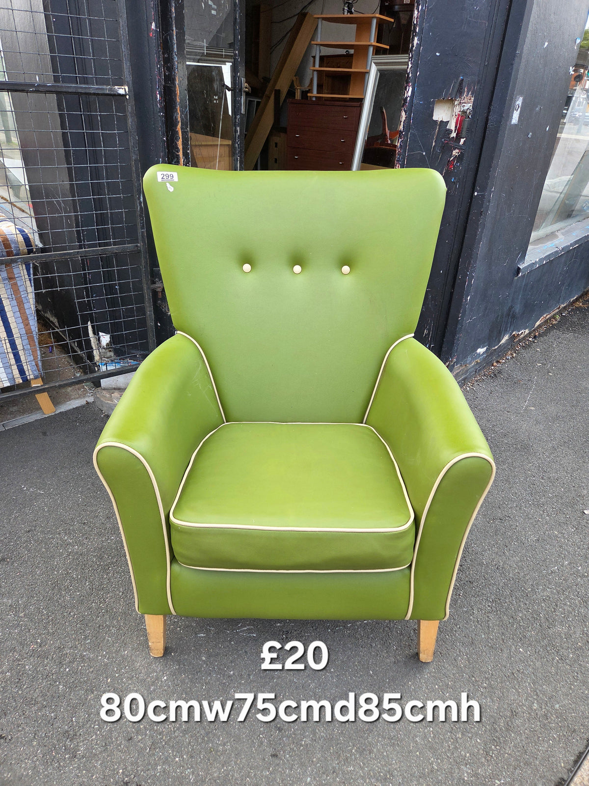 Green armchair Free Delivery in Leicester