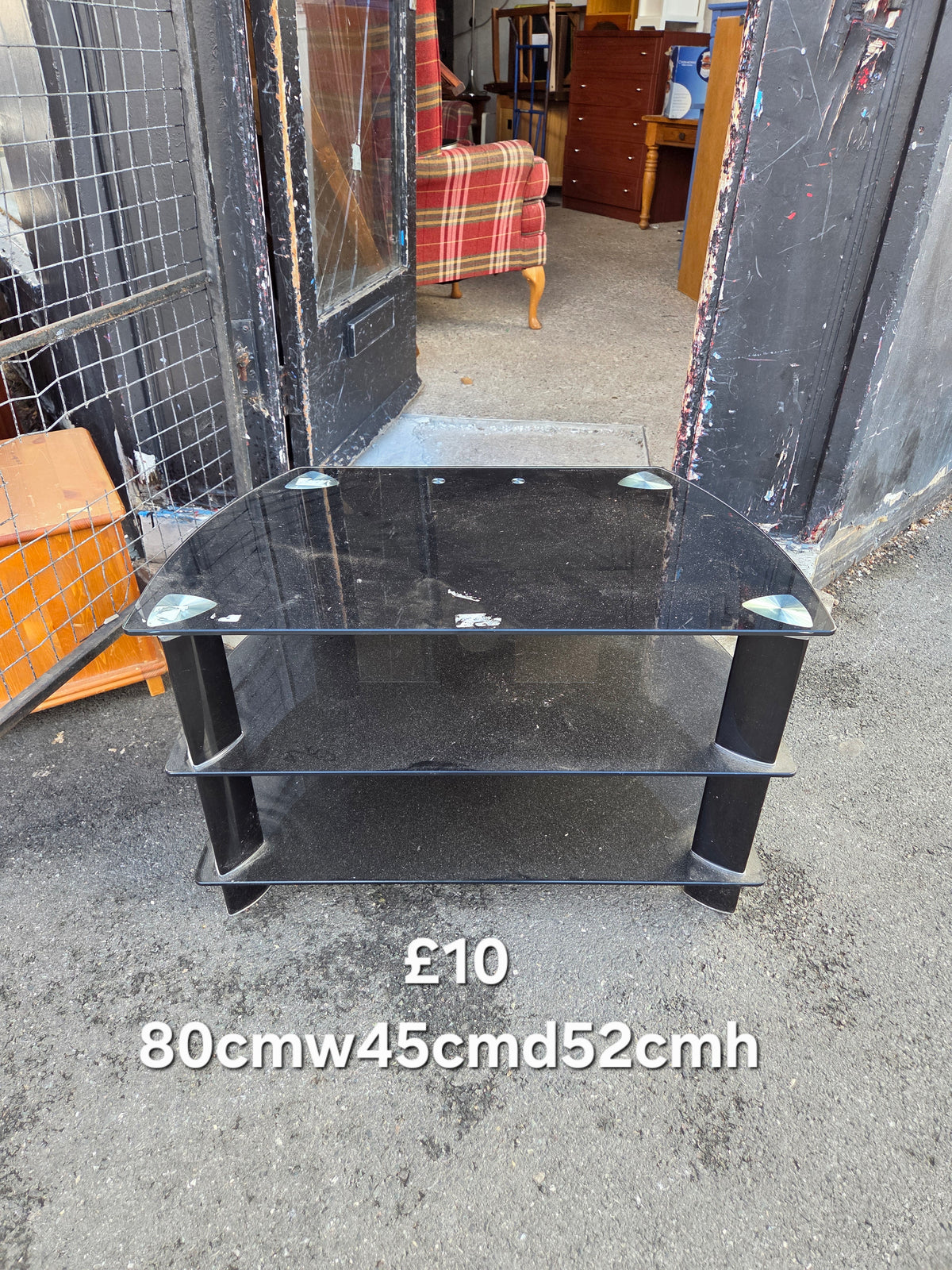 Glass tv unit Free Delivery in Leicester