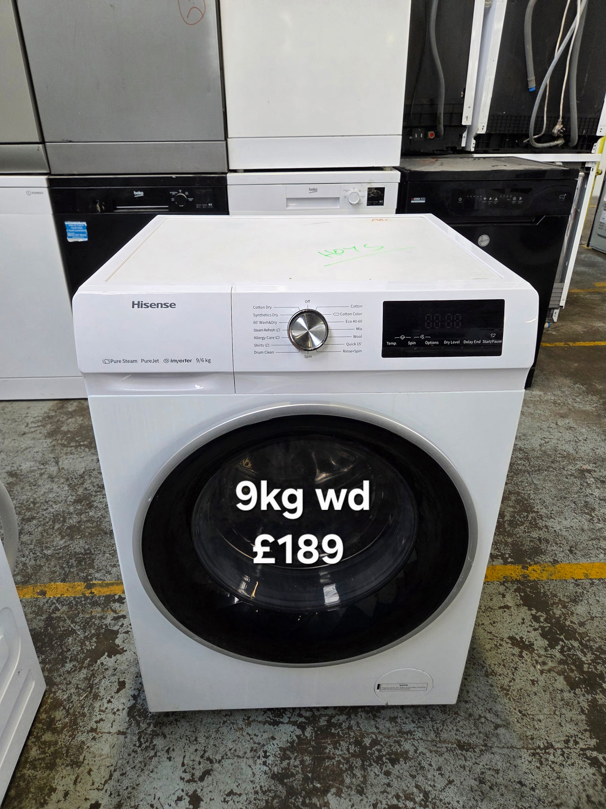 Hisense WDQY9014EVJM 9kg washer dryer Refurbished | 120 Day Warranty | Free Delivery