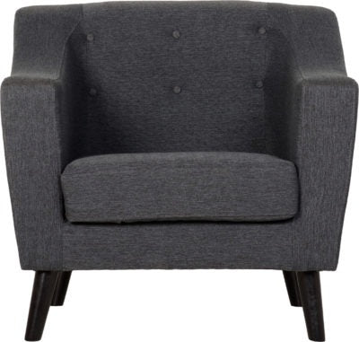 Ashley 1 Seater Sofa
Dark Grey Fabric