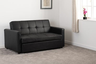 Astoria Sofa Bed
Black Faux Leather