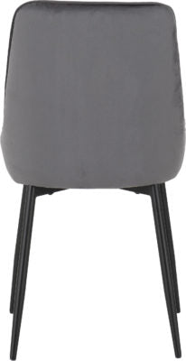 Avery Extending Dining Set with Avery Chairs
Concrete/Grey Oak Effect/Black/Grey Velvet