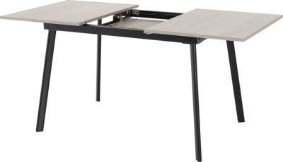 Avery Extending Dining Set with Avery Chairs
Concrete/Grey Oak Effect/Black/Grey Velvet