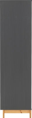 Cleveland 3 Door Wardrobe
White/Grey Metal Effect