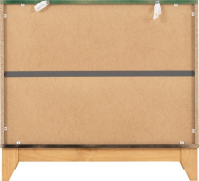Cleveland 3 Drawer Chest
White/Grey Metal Effect