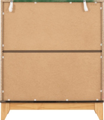 Cleveland 3+2 Drawer Chest
White/Grey Metal Effect