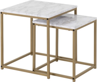 Dallas Nest of 2 Tables
Marble/Gold Effect