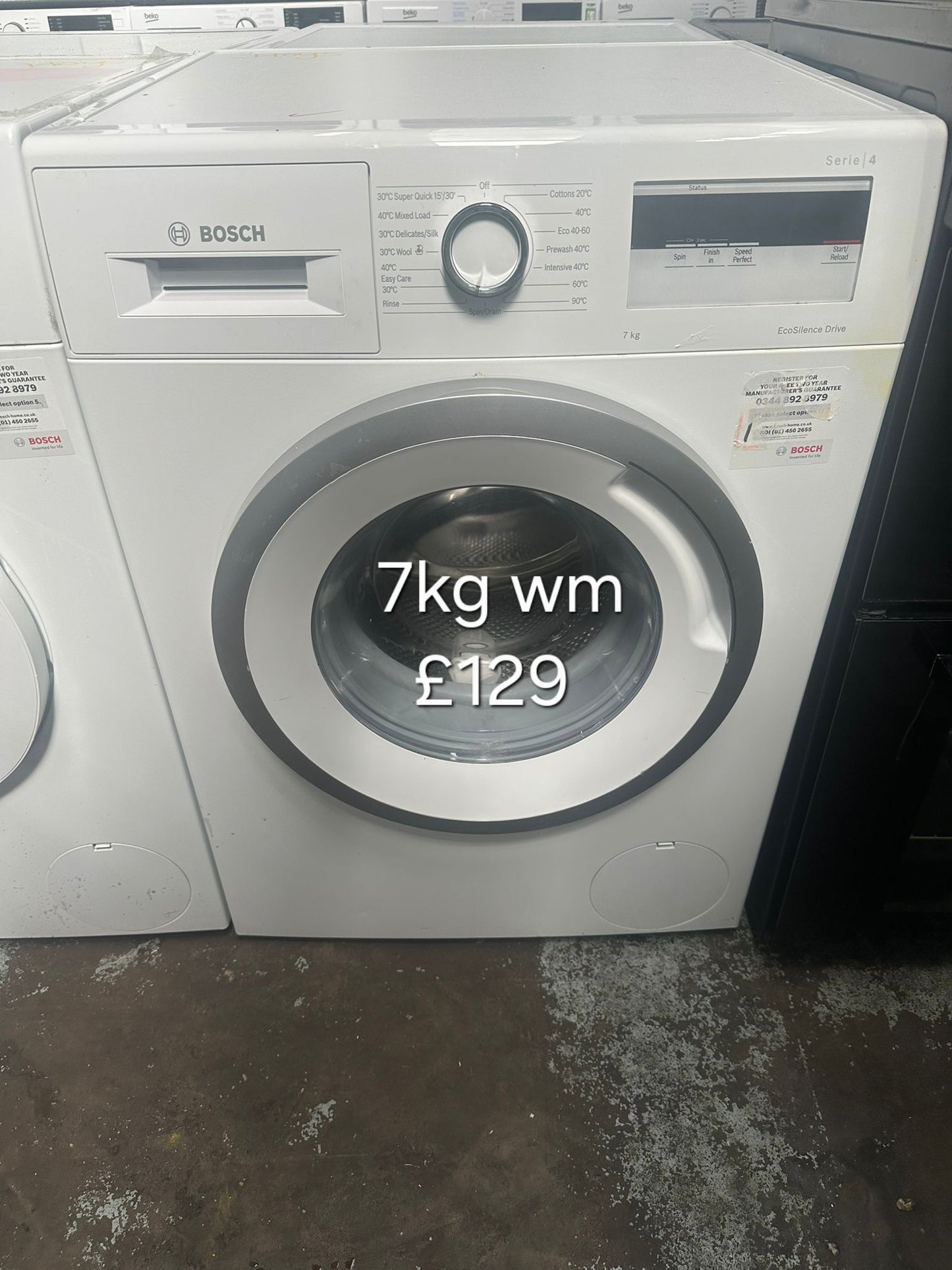 Bosch 7kg washing machine π Free Delivery π 120 Days Warranty π