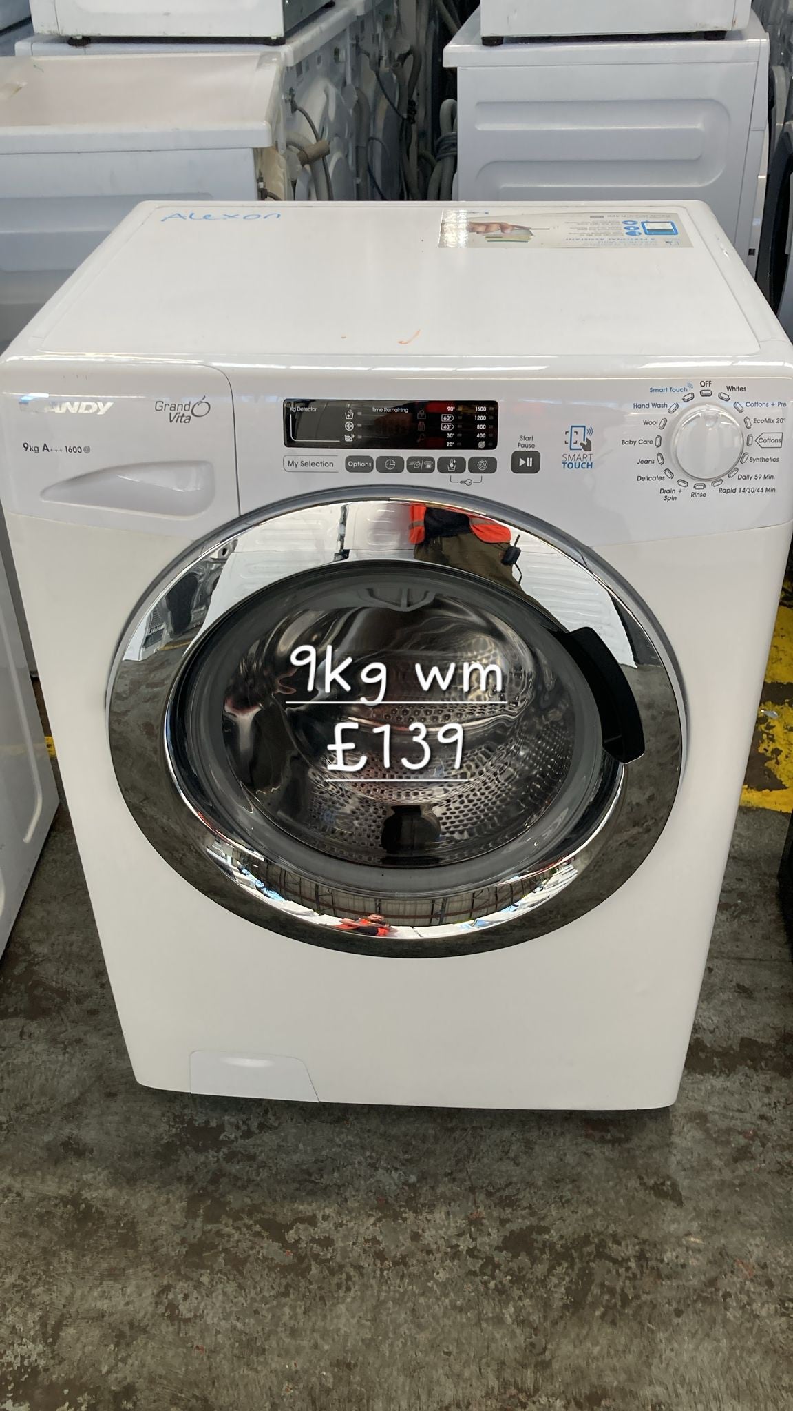Candy 9kg washing machine π Free Delivery π 120 Days Warranty π