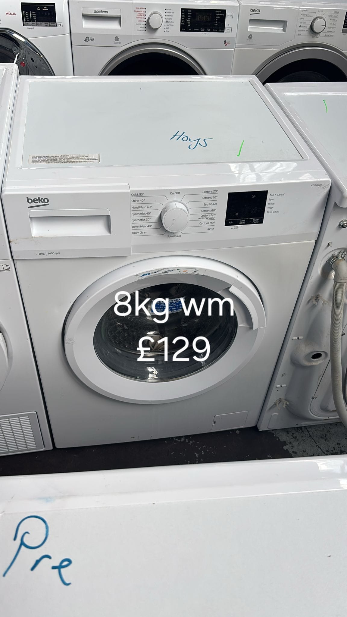 Beko 8kg washing machine π Free Delivery π 120 Days Warranty π