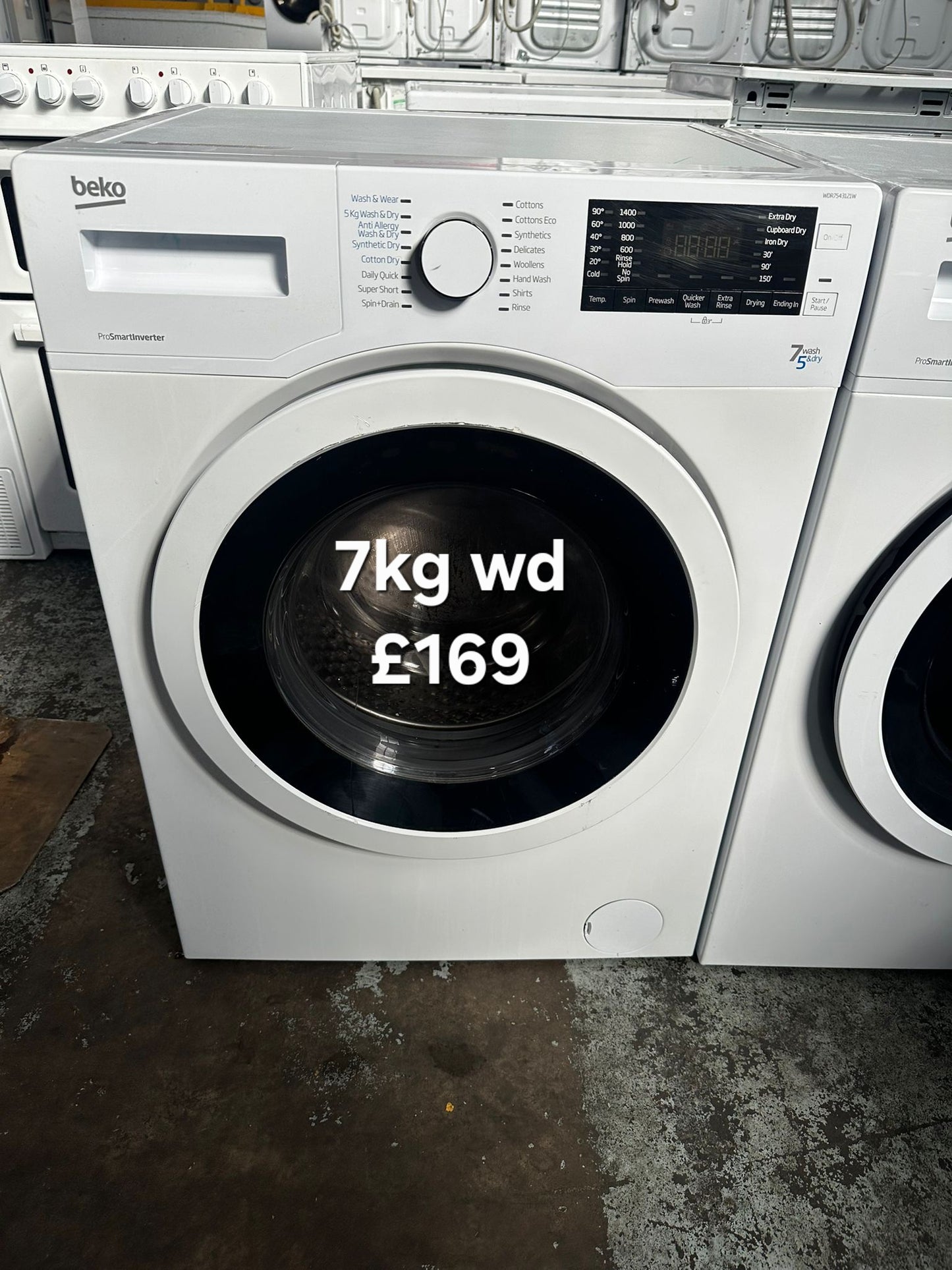 Beko 7kg washer dryer π Free Delivery π 120 Days Warranty π