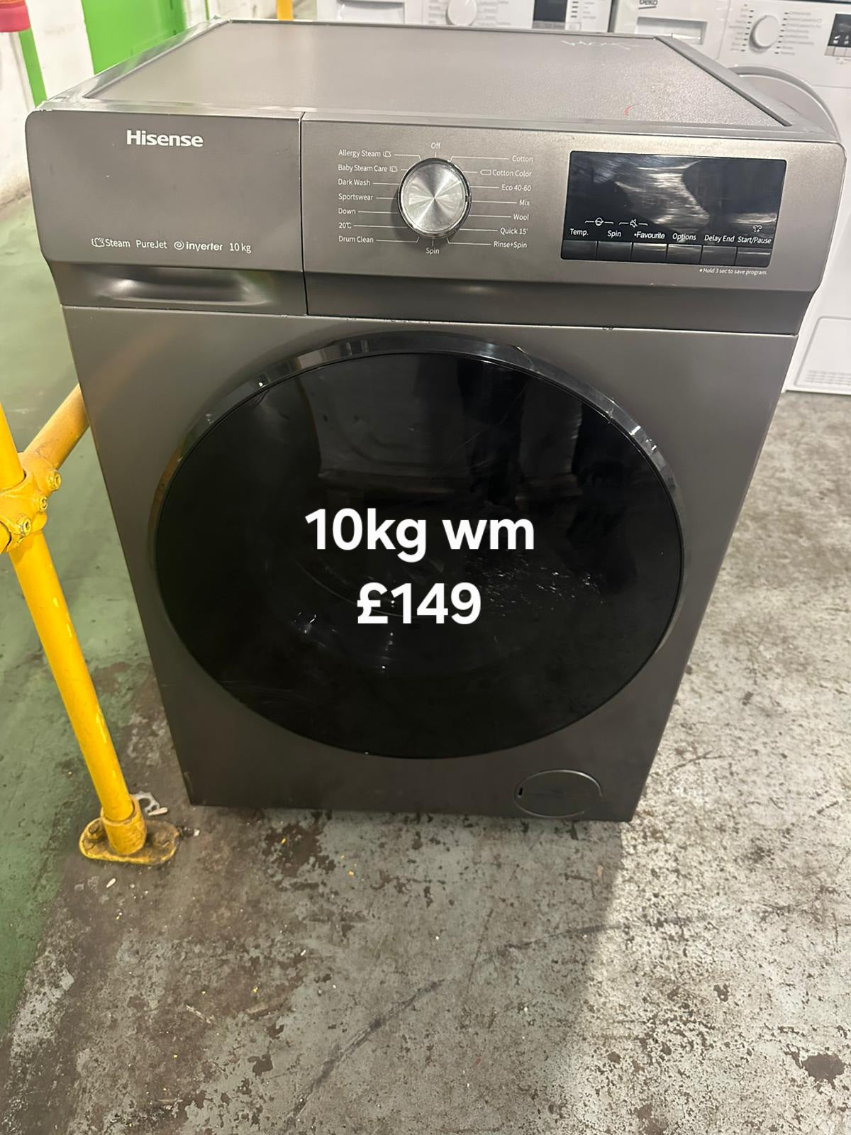 Hisense 10kg washing machine π Free Delivery π 120 Days Warranty π