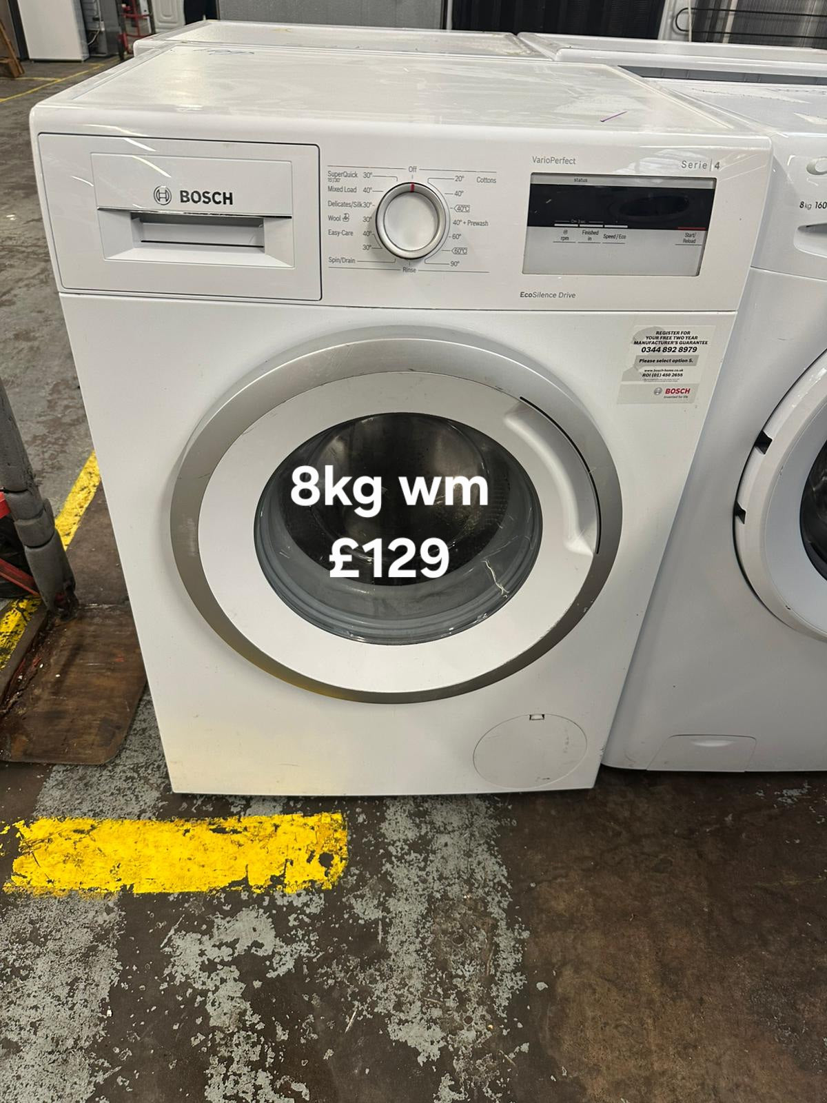 Bosch 8kg washing machine π Free Delivery π 120 Days Warranty π