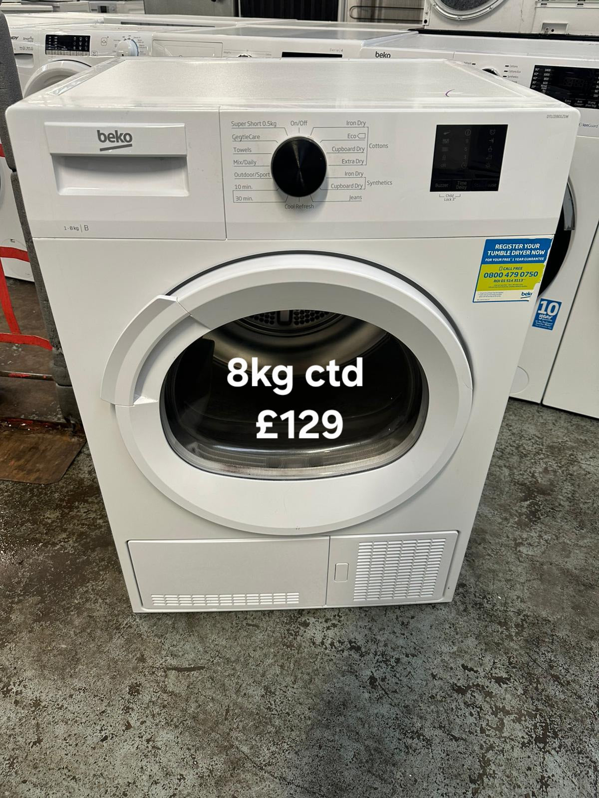 Beko 8kg condenser tumble dryer π Free Delivery π 120 Days Warranty π