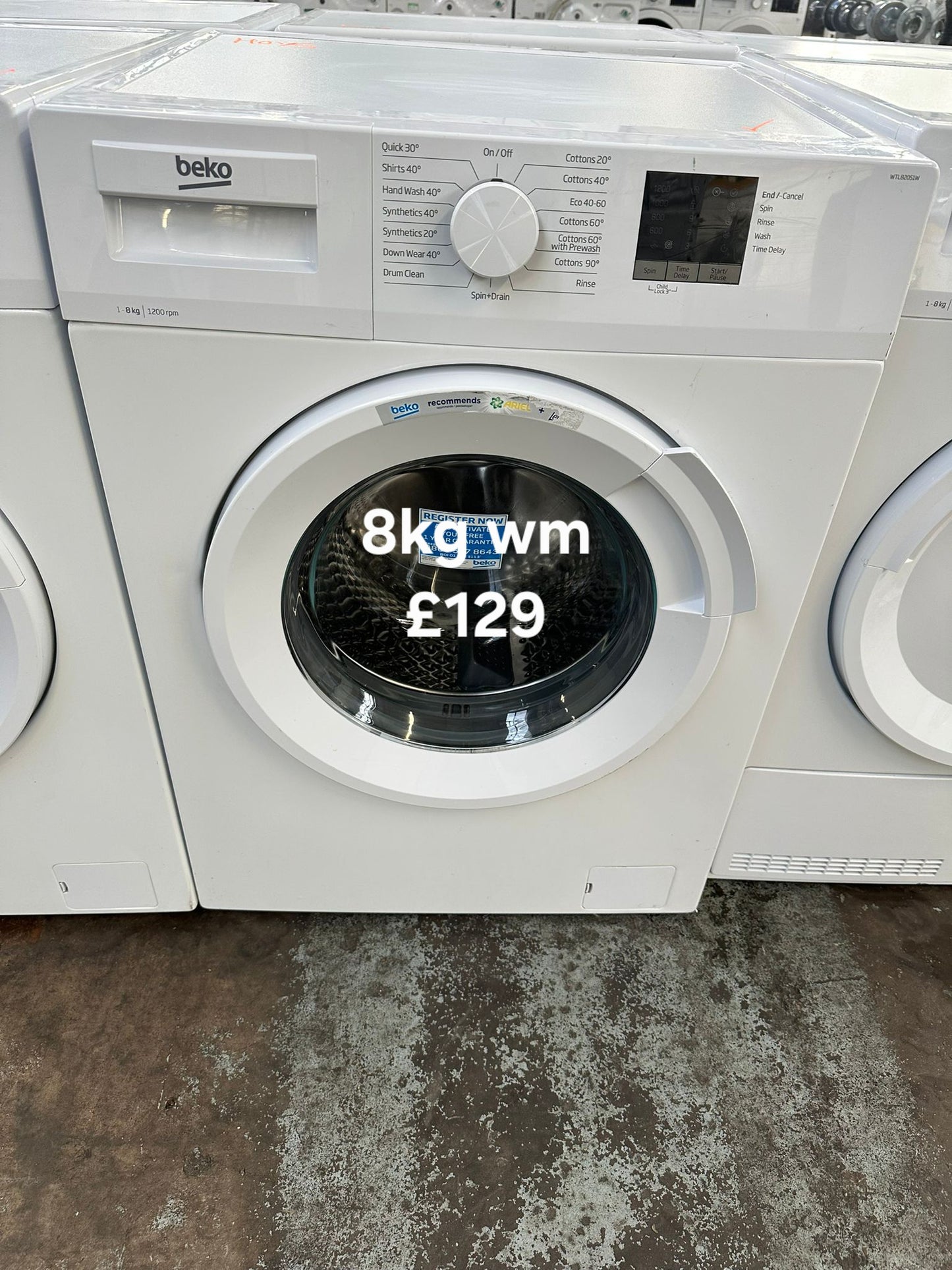 Beko 8kg washing machine π Free Delivery π 120 Days Warranty π