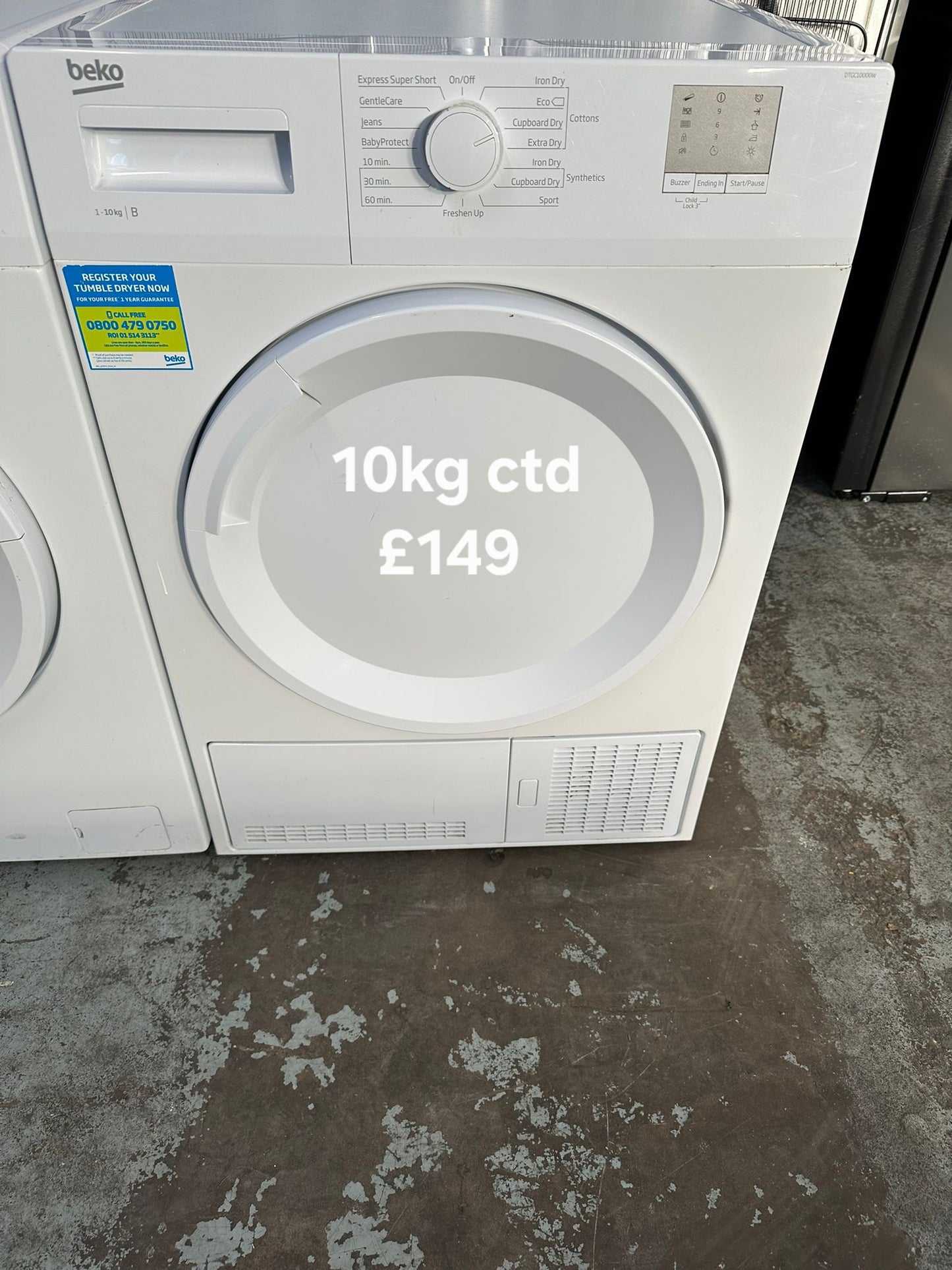 Beko 10kg condenser tumble dryer π Free Delivery π 120 Days Warranty π