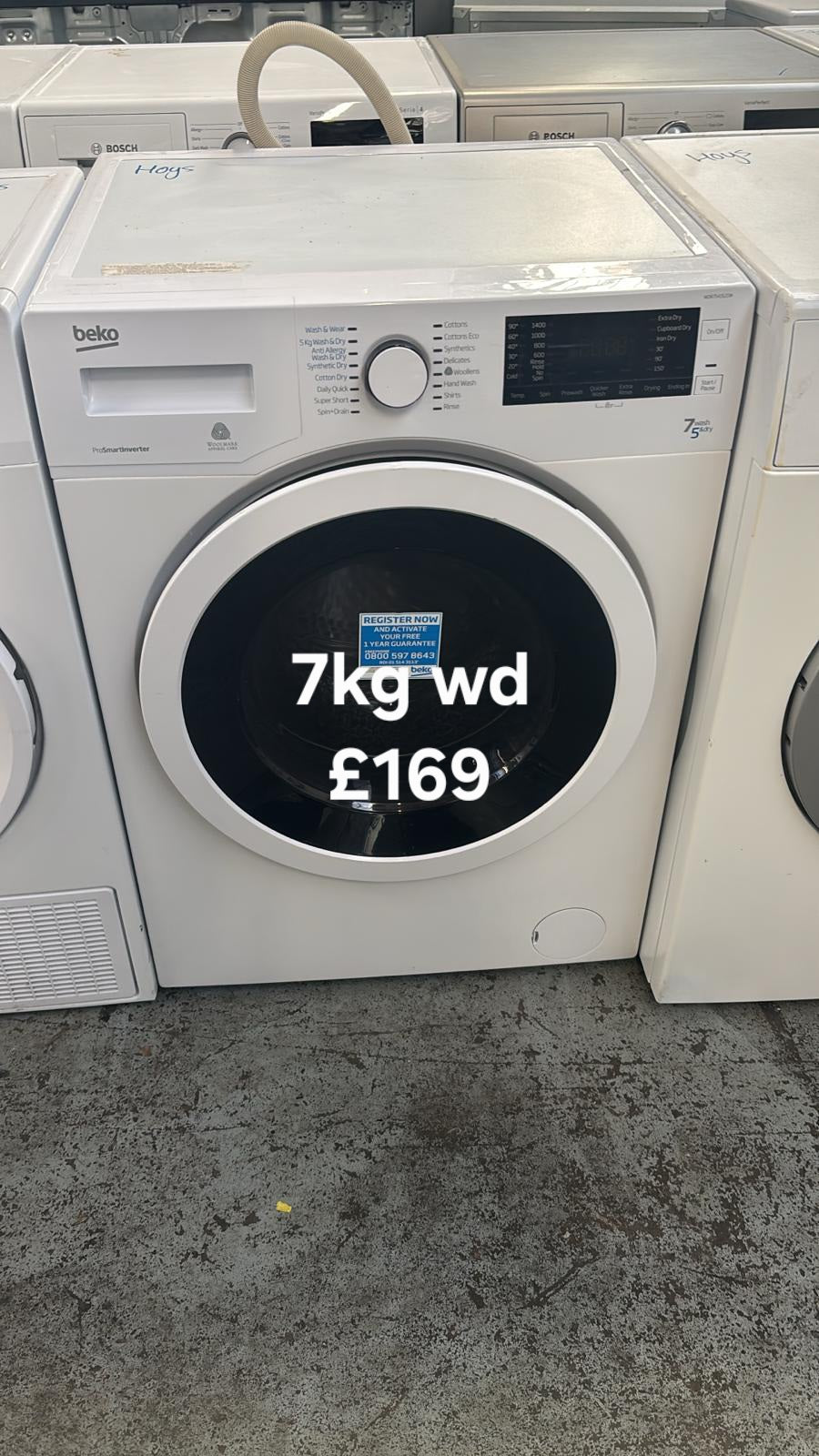Beko 7kg washer dryer π Free Delivery π 120 Days Warranty π