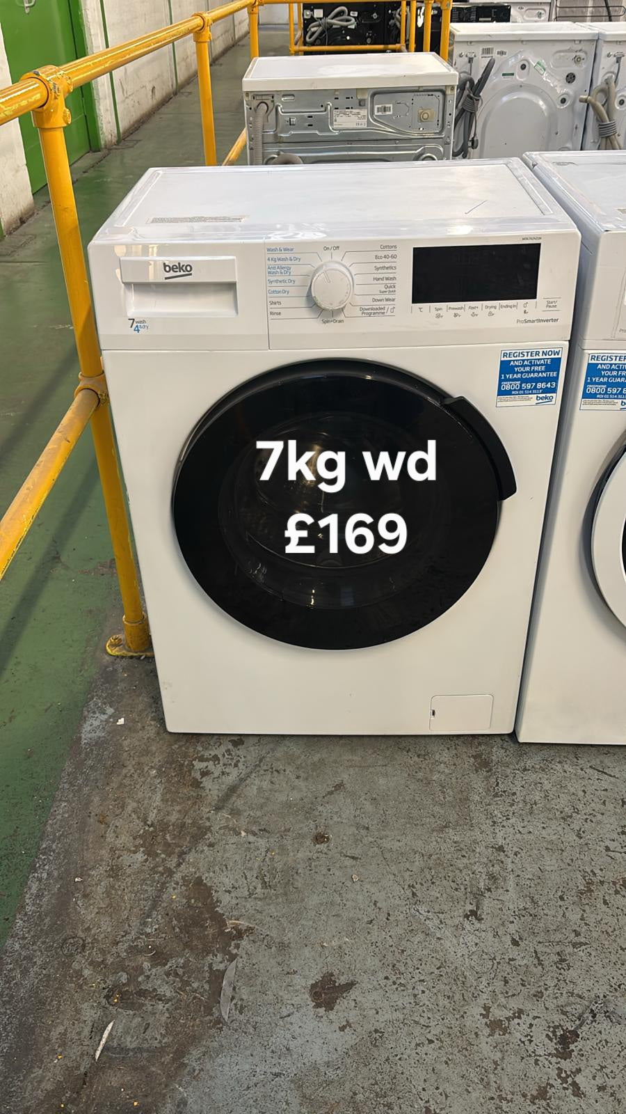 Beko 7kg washer dryer π Free Delivery π 120 Days Warranty π