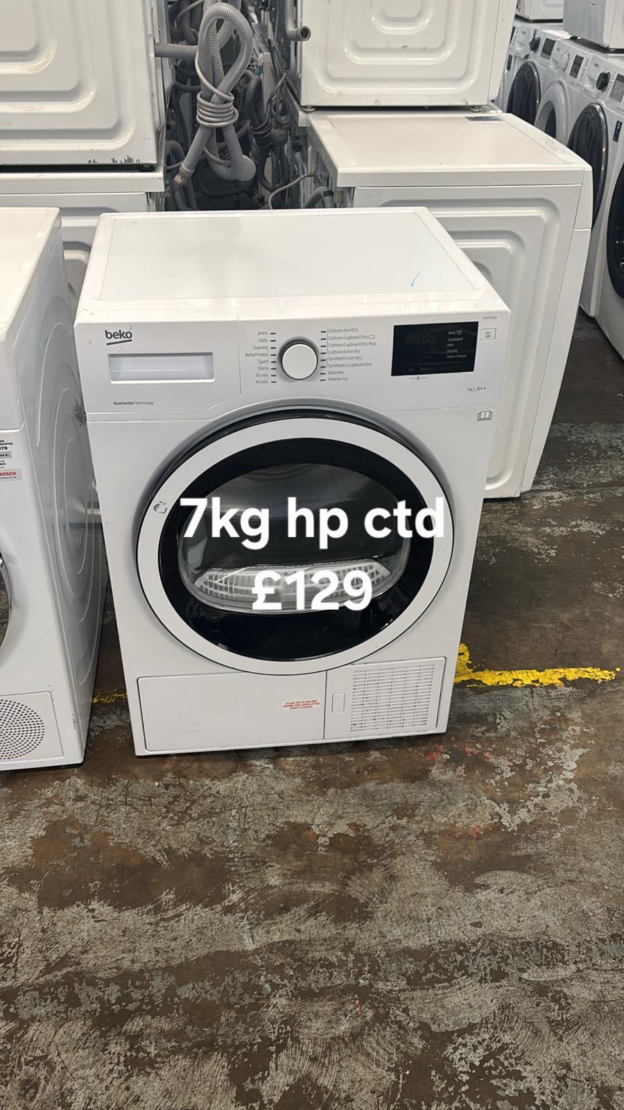 Beko 7kg heat pump dryer π Free Delivery π 120 Days Warranty π