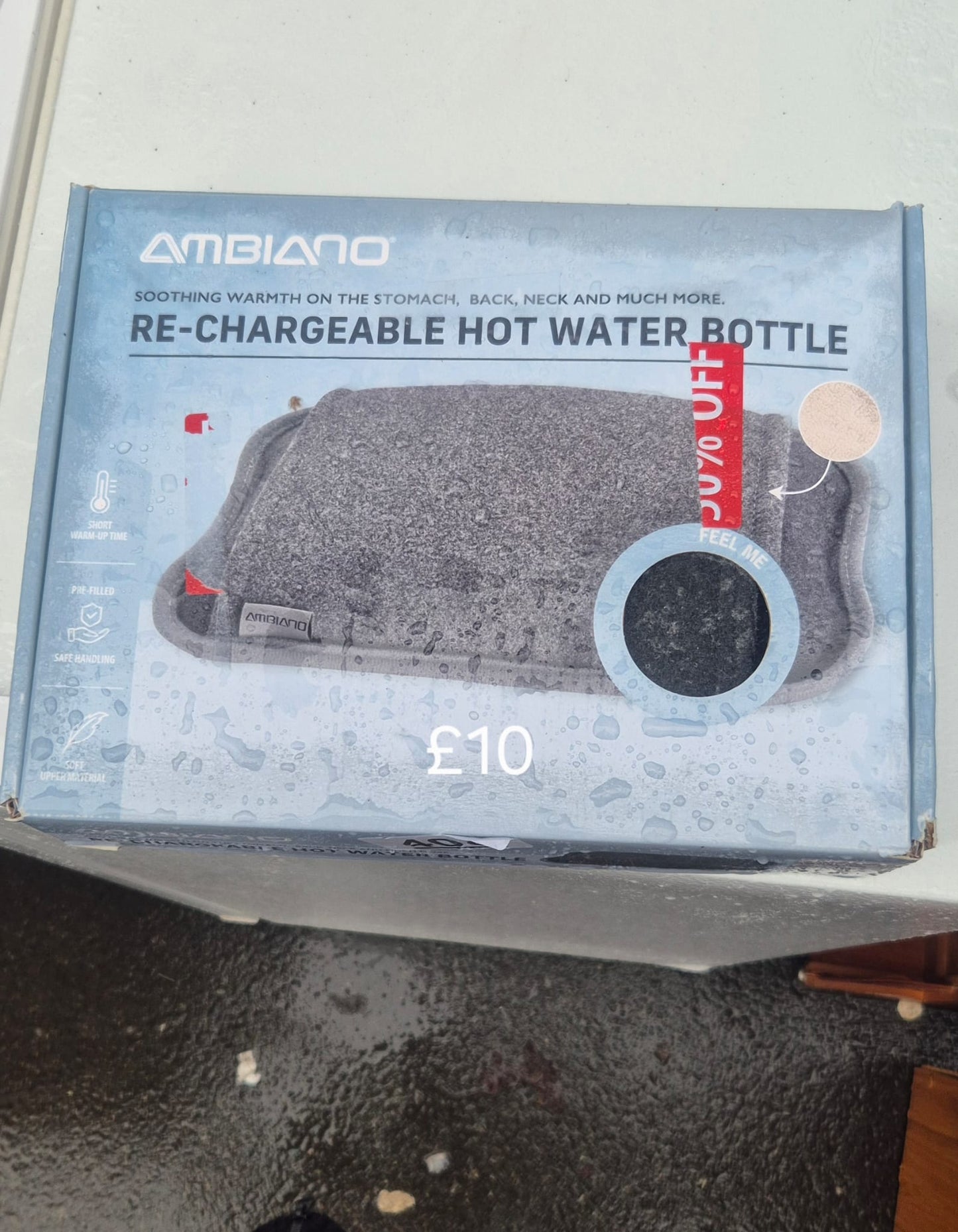 Rechargeable hot water bottle π Free delivery in Leicester π