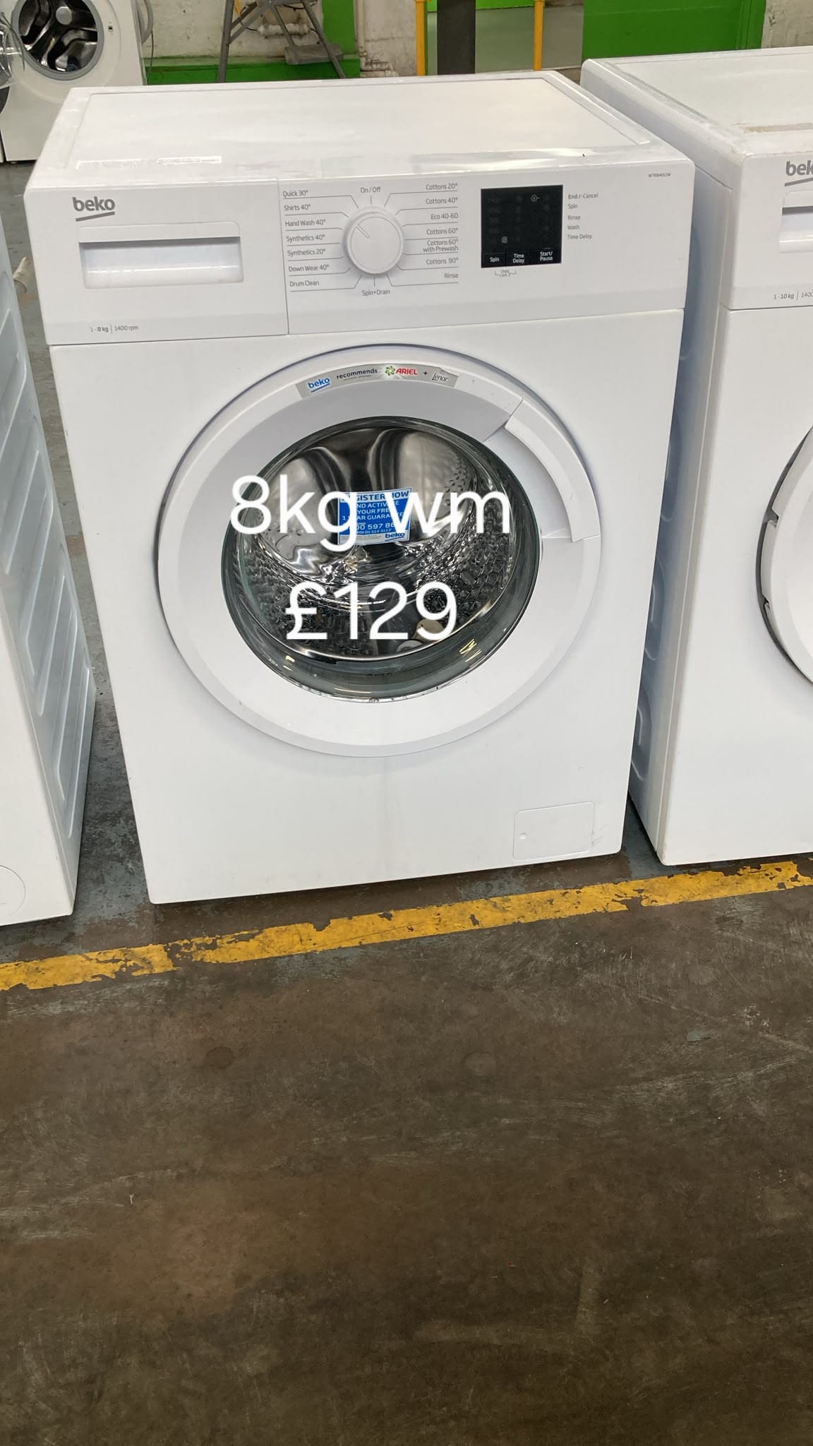 Beko 8kg washing π Free Delivery π 120 Days Warranty π