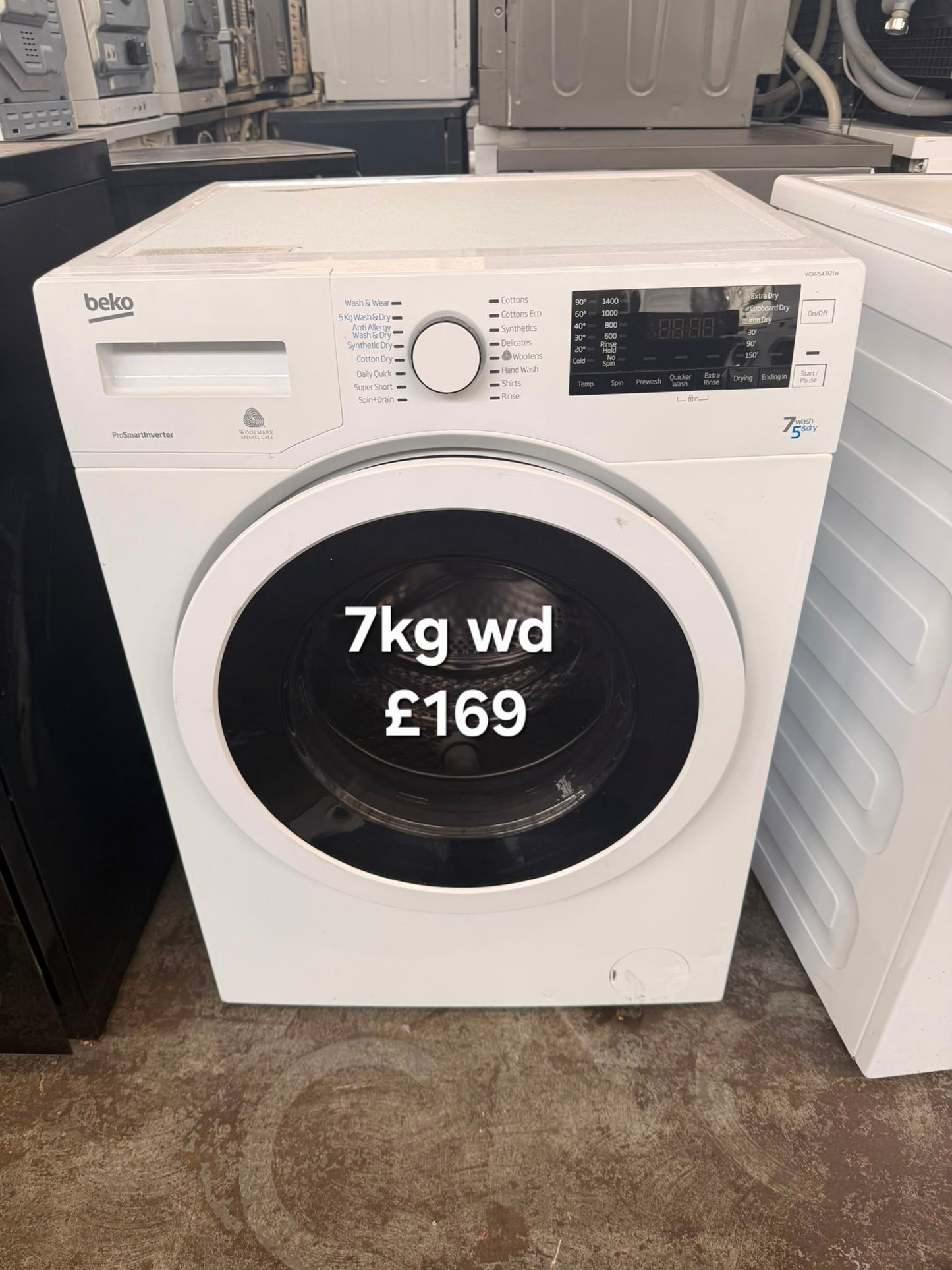 Beko 7kg washer dryer π Free Delivery π 120 Days Warranty π