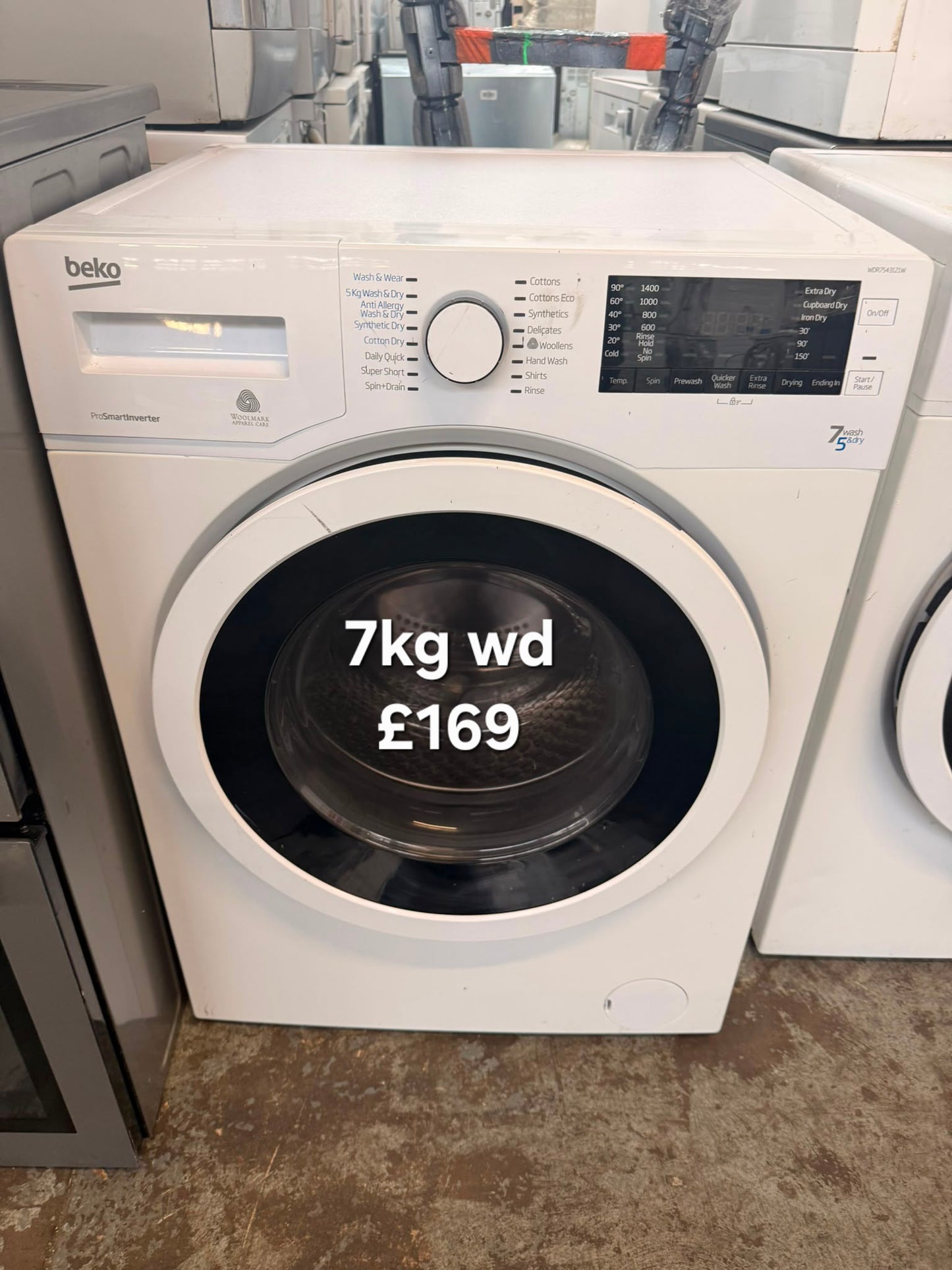 Beko 7kg washer dryer π Free Delivery π 120 Days Warranty π