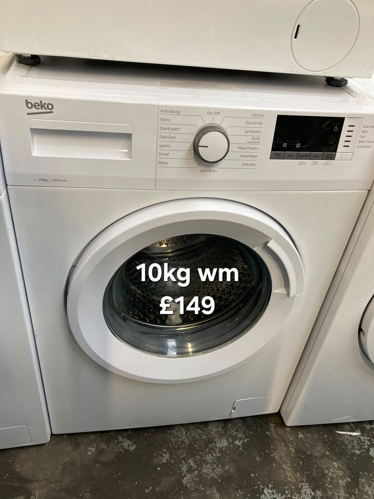 Beko 10kg washing machine Refurbished | 120 Day Warranty | Free Delivery