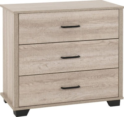 Oliver 3 Drawer Chest
Light Oak Effect