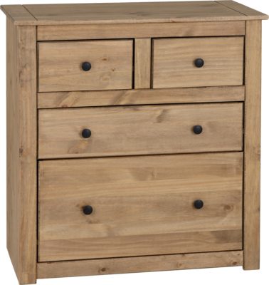 Panama 2+2 Drawer Chest
Natural Wax