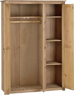 Panama 3 Door Wardrobe
Natural Wax