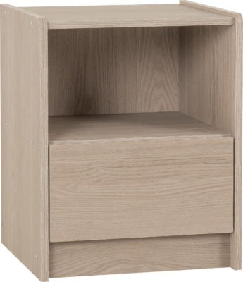 Paris 1 Drawer Bedside
Smoked Ash Effect