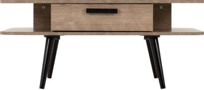 Saxton 1 Drawer Coffee Table
Mid Oak Effect/Grey