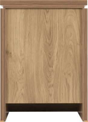 Charles 3 Drawer Bedside Chest
Oak Effect Veneer with Walnut Trim