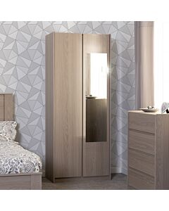 Paris 2 Door Mirrored Wardrobe