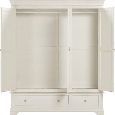 Bordeaux 3 Door Wardrobe
Ivory