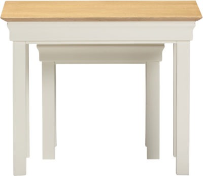 Bordeaux Nest of 2 Tables
Ivory/Oak