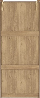 Charles 2 Door 2 Drawer Wardrobe
Oak Effect Veneer with Walnut Trim