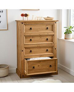 Corona 4 Drawer Chest