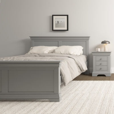 Bordeaux 5' Bed High Foot End
Pebble Grey