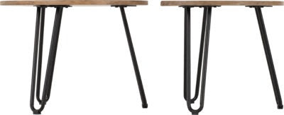 Athens Duo Coffee Table Set
Medium Oak Effect/Black